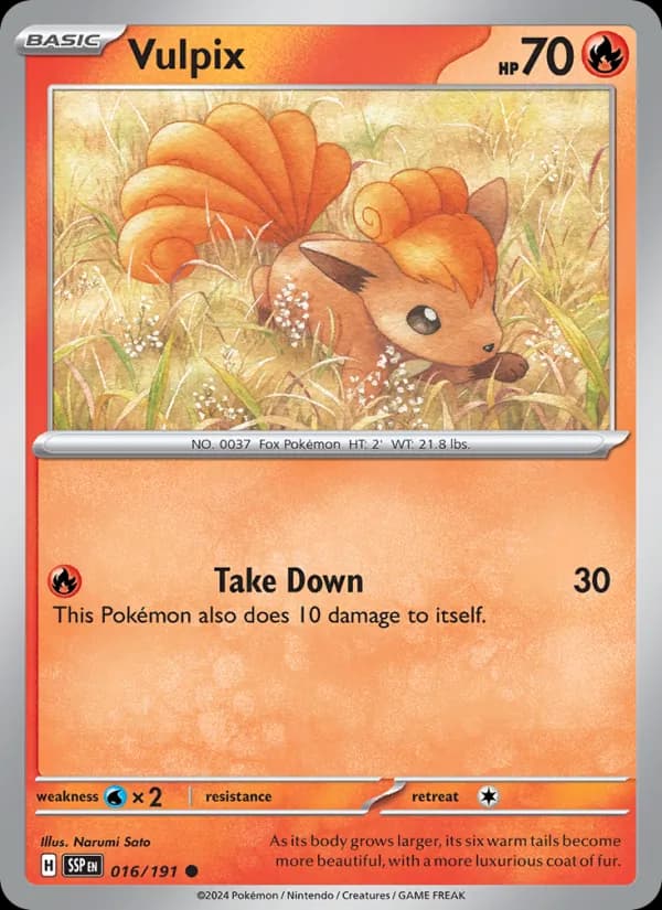 Vulpix – Surging Sparks 016
