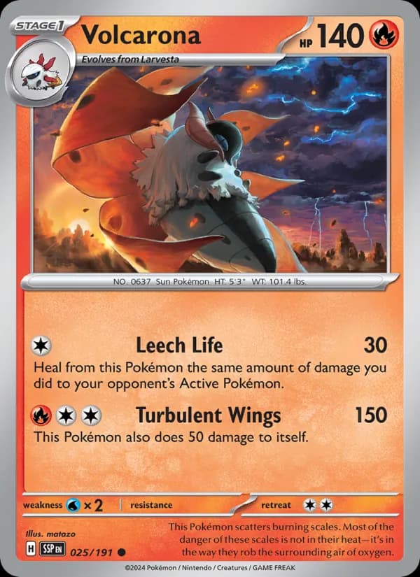 Volcarona – Surging Sparks 025