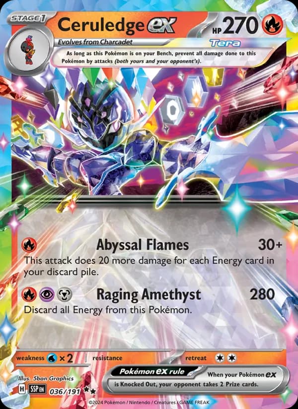 Ceruledge ex – Surging Sparks 036