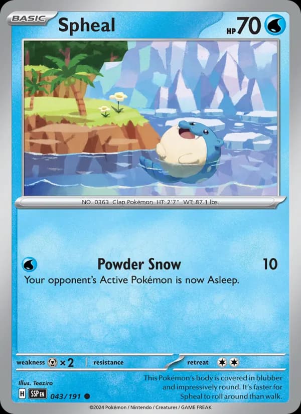 Spheal – Surging Sparks 043