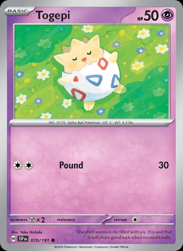 Togepi – Surging Sparks 070