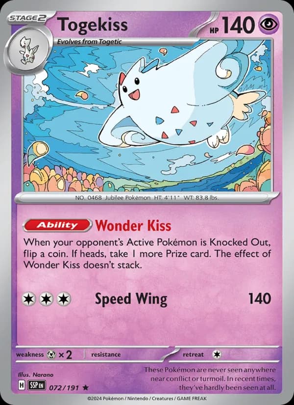 Togekiss – Surging Sparks 072