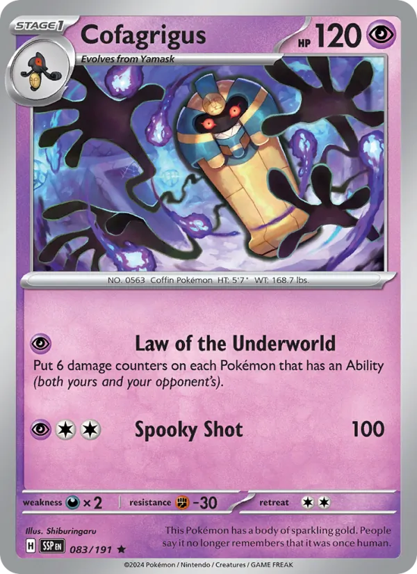 Cofagrigus – Surging Sparks 083