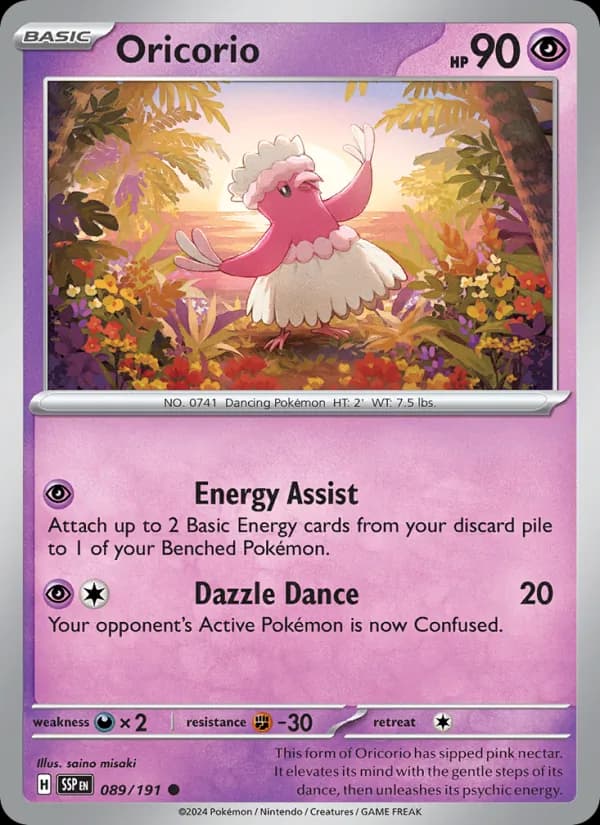 Oricorio – Surging Sparks 089