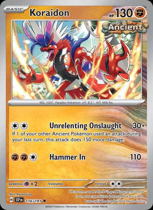 Koraidon – Surging Sparks 116