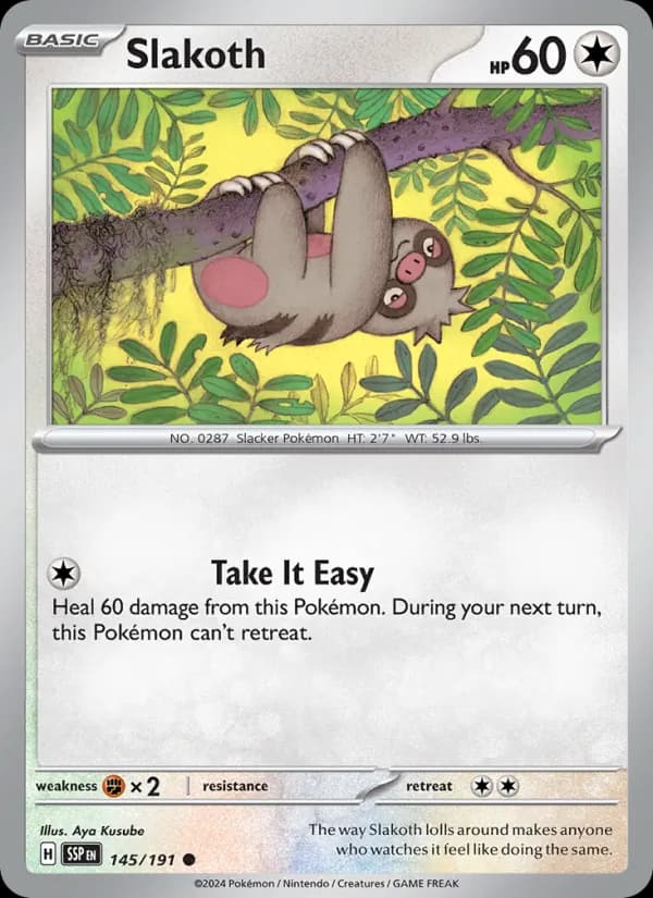Slakoth – Surging Sparks 145