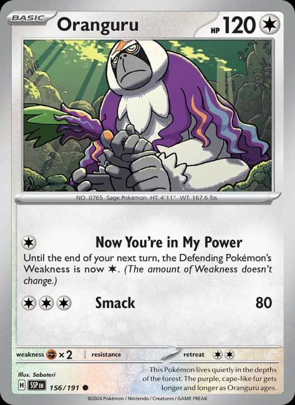 Oranguru – Surging Sparks 156