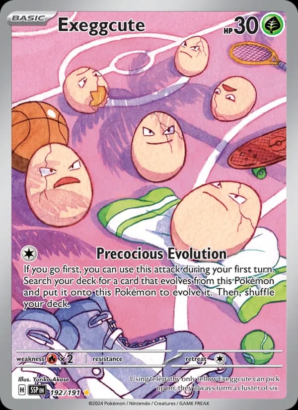Exeggcute – Surging Sparks 192