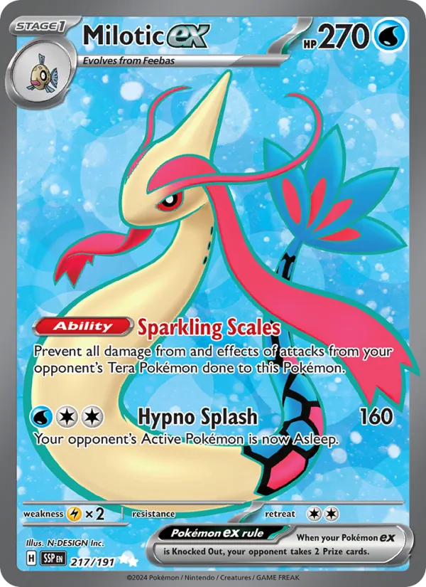 Milotic ex – Surging Sparks 217