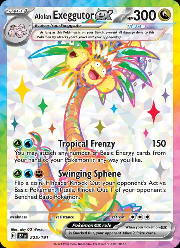 Alolan Exeggutor ex – Surging Sparks 225
