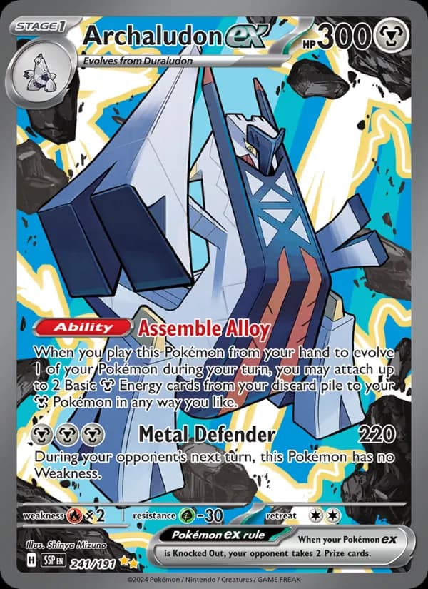 Archaludon ex – Surging Sparks 241