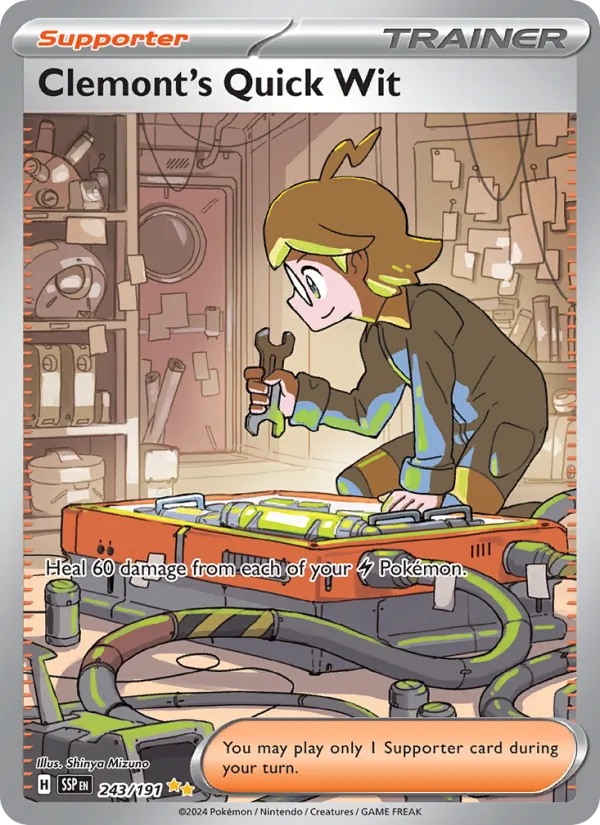 Clemont's Quick Wit – Surging Sparks 243