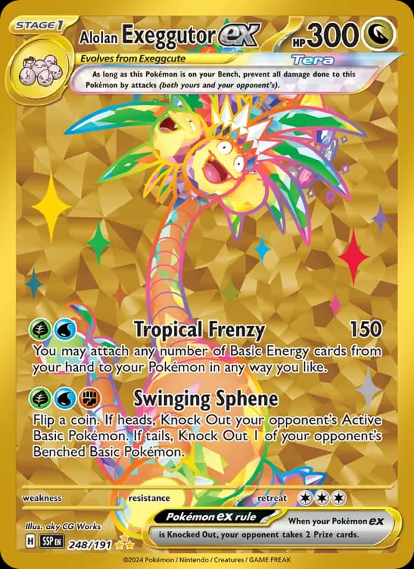 Alolan Exeggutor ex – Surging Sparks 248