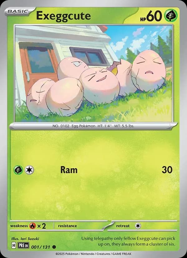 Exeggcute – Prismatic Evolutions 001