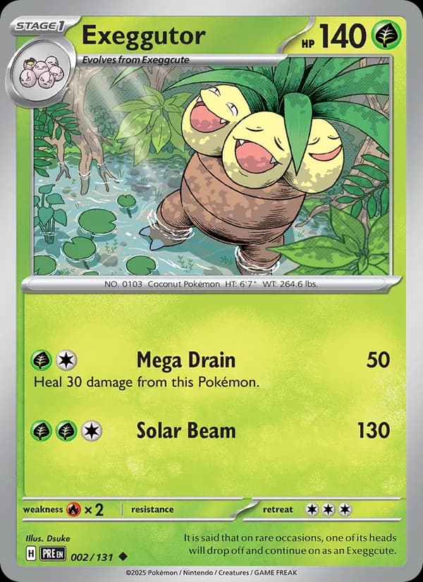 Exeggutor – Prismatic Evolutions 002