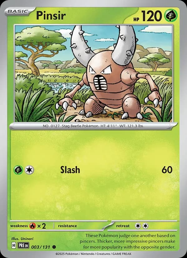 Pinsir – Prismatic Evolutions 003