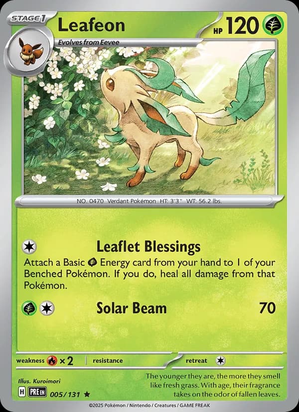 Leafeon – Prismatic Evolutions 005