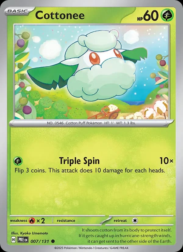Cottonee – Prismatic Evolutions 007
