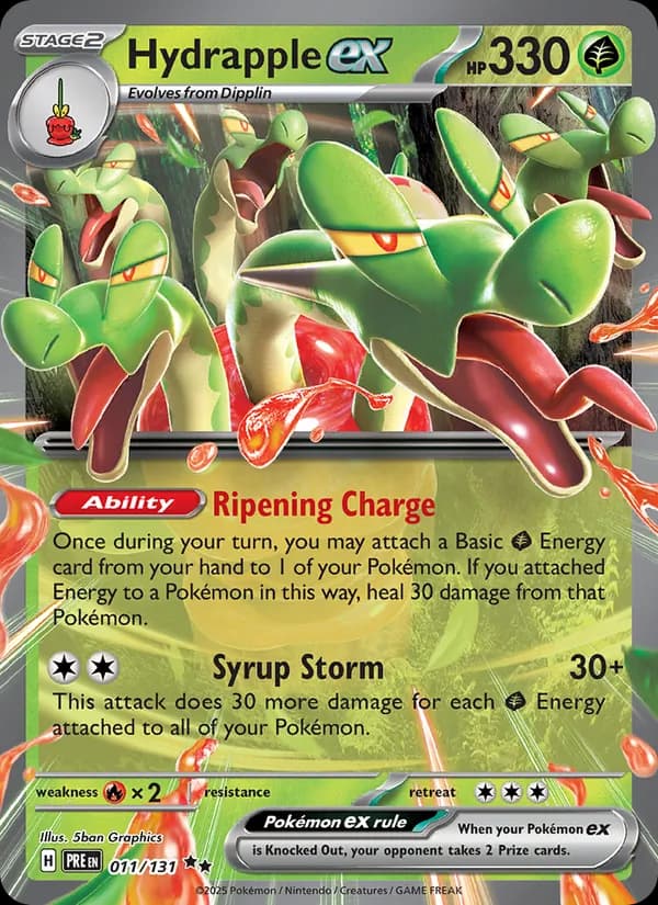 Hydrapple ex – Prismatic Evolutions 011