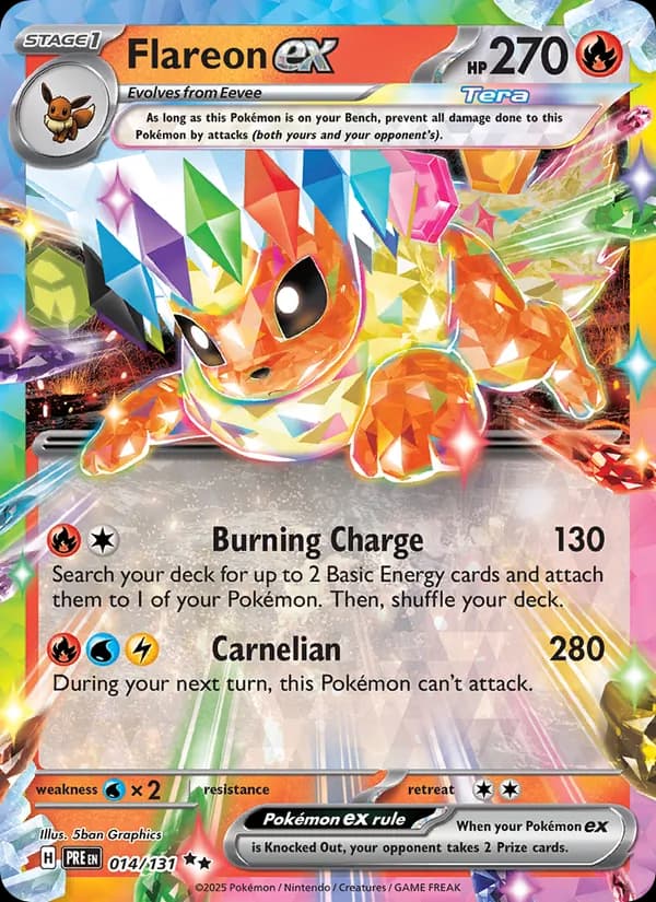 Flareon ex – Prismatic Evolutions 014
