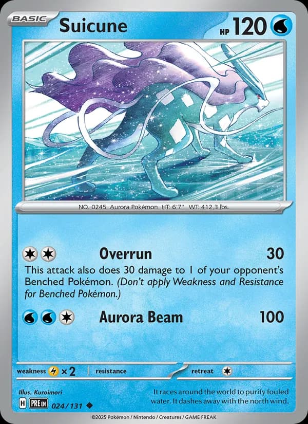Suicune – Prismatic Evolutions 024