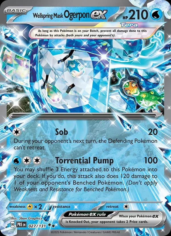 Wellspring Mask Ogerpon ex – Prismatic Evolutions 027