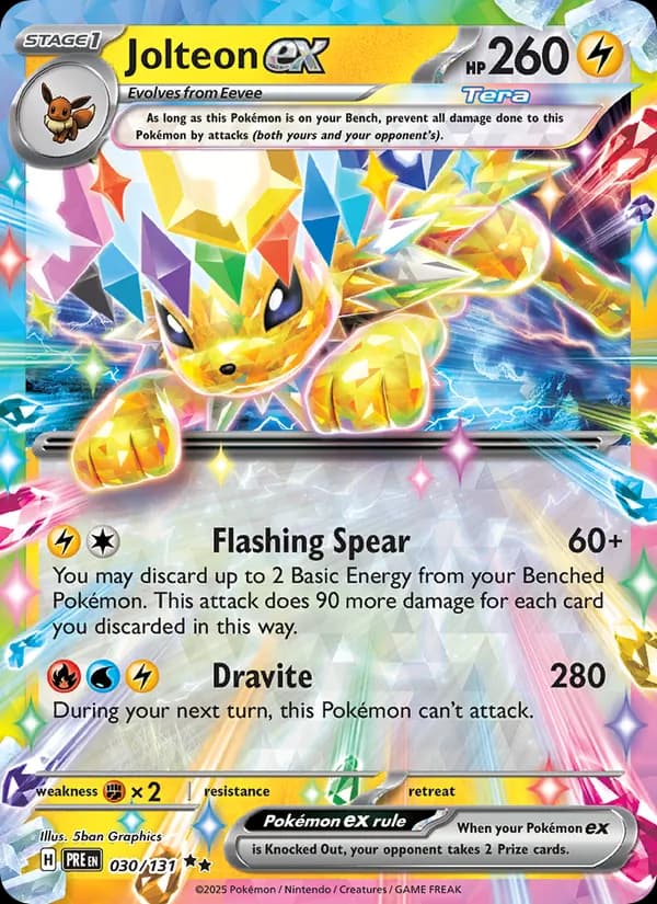 Jolteon ex – Prismatic Evolutions 030