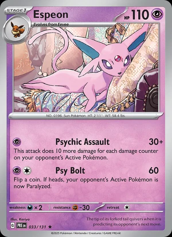 Espeon – Prismatic Evolutions 033