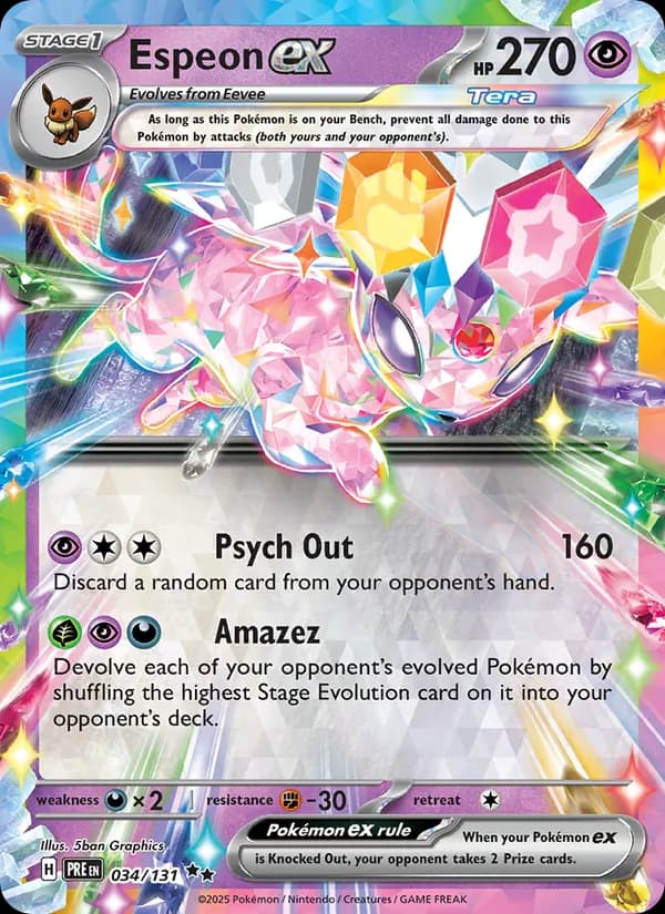 Espeon ex – Prismatic Evolutions 034