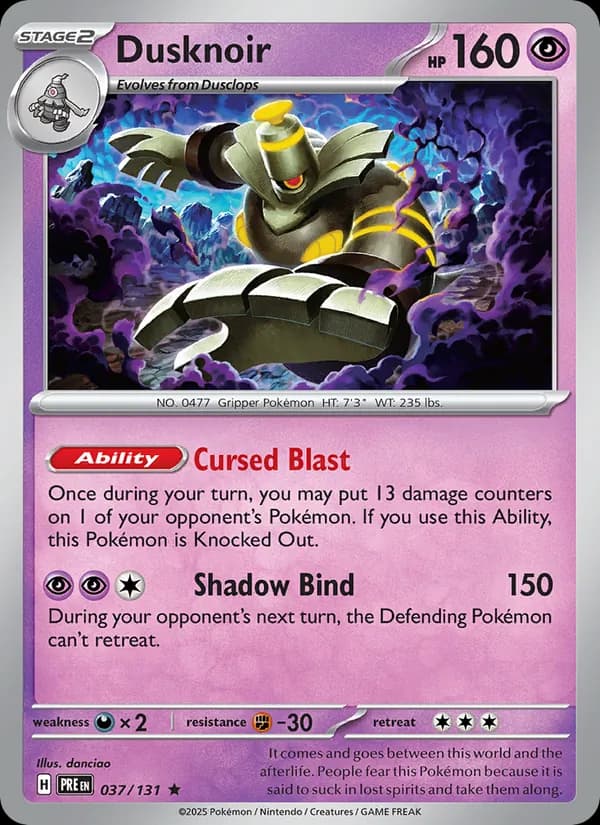 Dusknoir – Prismatic Evolutions 037