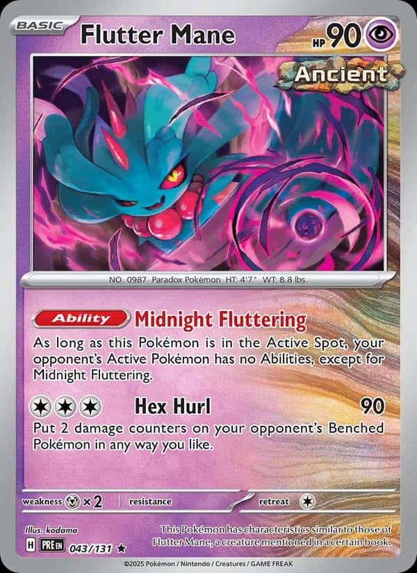 Flutter Mane – Prismatic Evolutions 043