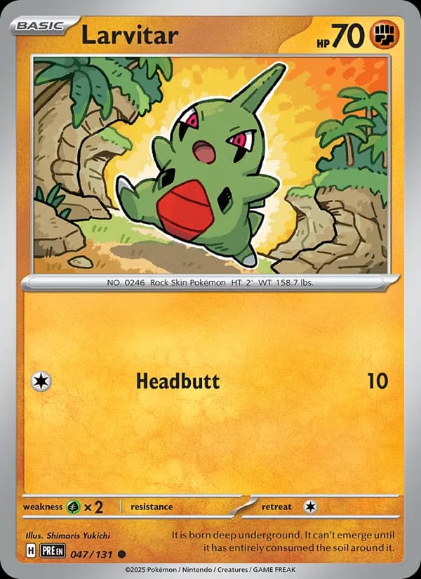 Larvitar – Prismatic Evolutions 047