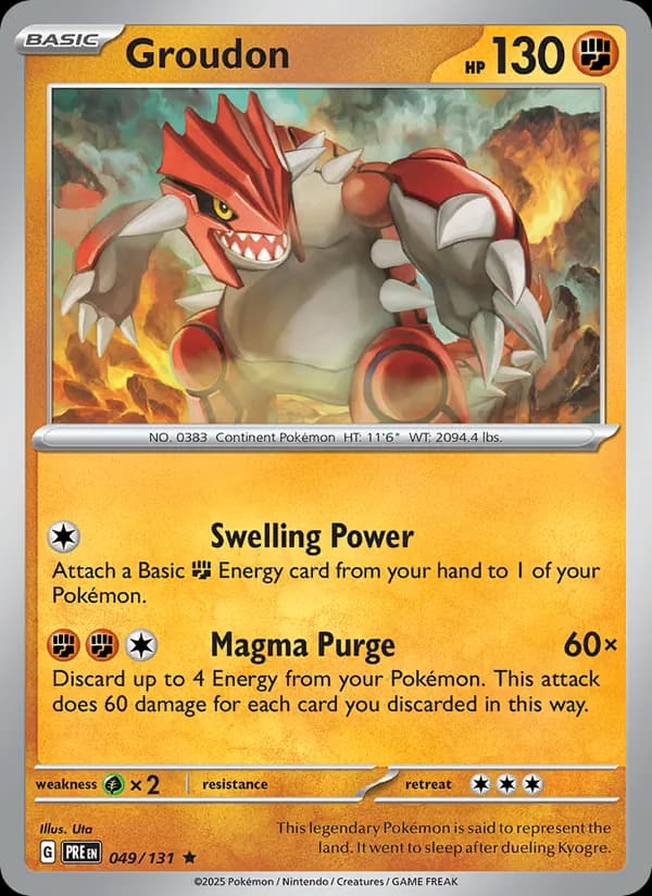 Groudon – Prismatic Evolutions 049