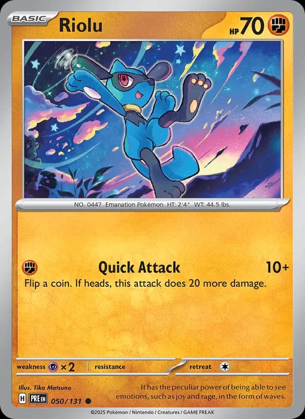 Riolu – Prismatic Evolutions 050