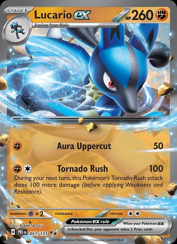 Lucario ex – Prismatic Evolutions 051