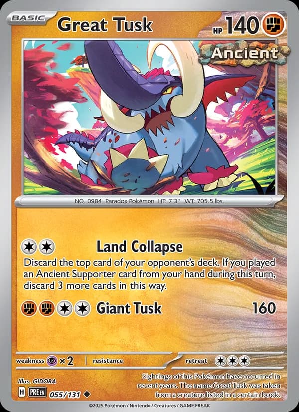 Great Tusk – Prismatic Evolutions 055