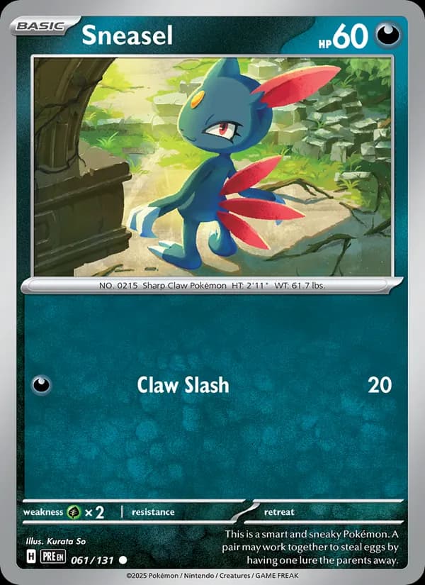 Sneasel – Prismatic Evolutions 061