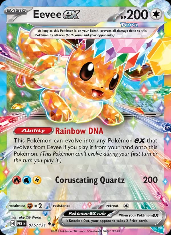 Eevee ex – Prismatic Evolutions 075