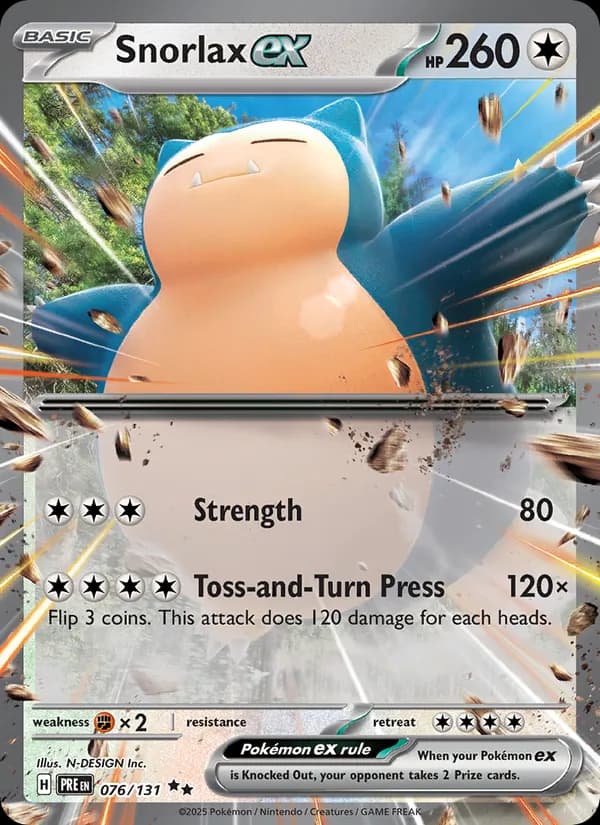 Snorlax ex – Prismatic Evolutions 076