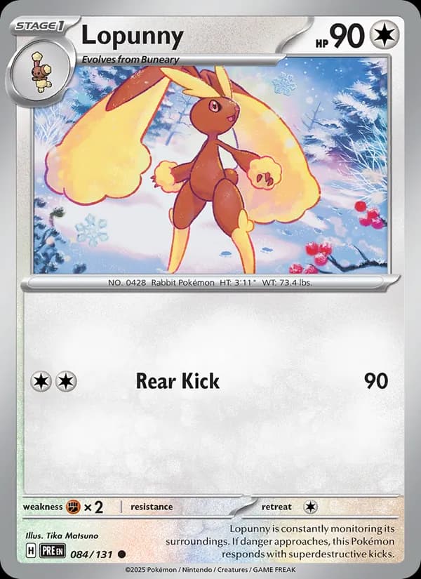 Lopunny – Prismatic Evolutions 084