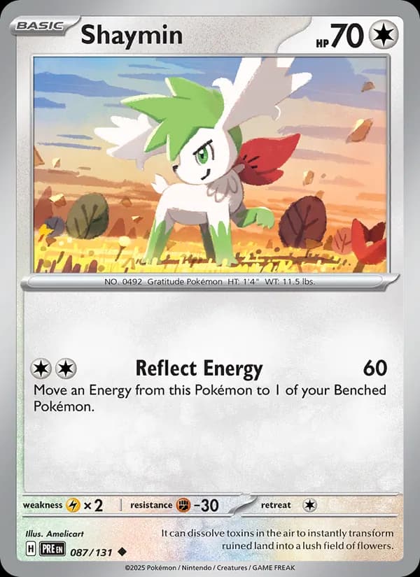 Shaymin – Prismatic Evolutions 087
