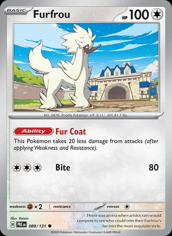 Furfrou – Prismatic Evolutions 088