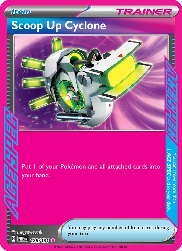 Scoop Up Cyclone – Prismatic Evolutions 128