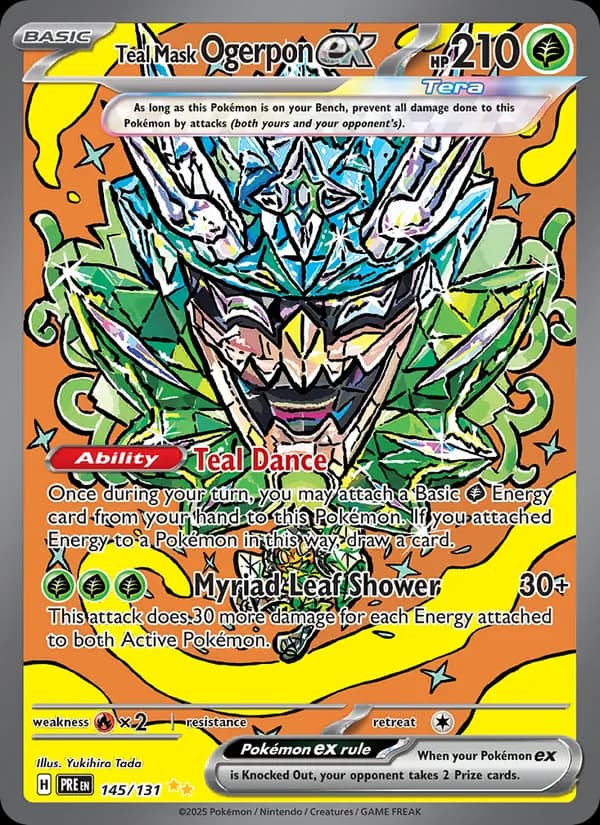 Teal Mask Ogerpon ex – Prismatic Evolutions 145