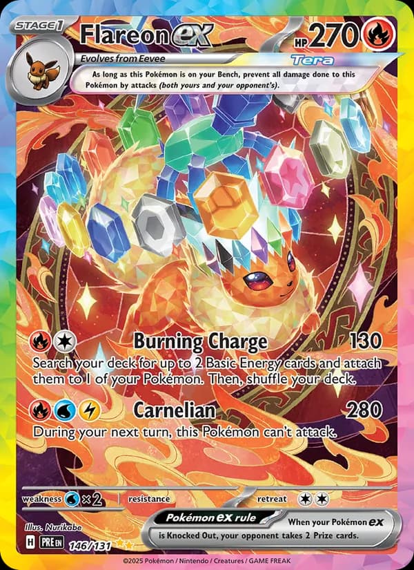Flareon ex – Prismatic Evolutions 146