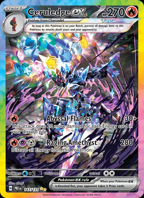 Ceruledge ex – Prismatic Evolutions 147