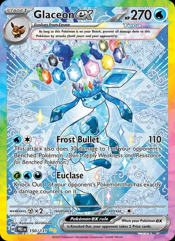 Glaceon ex – Prismatic Evolutions 150