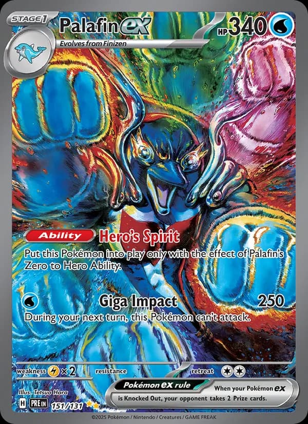 Palafin ex – Prismatic Evolutions 151