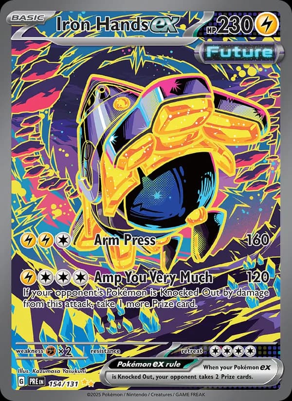 Iron Hands ex – Prismatic Evolutions 154
