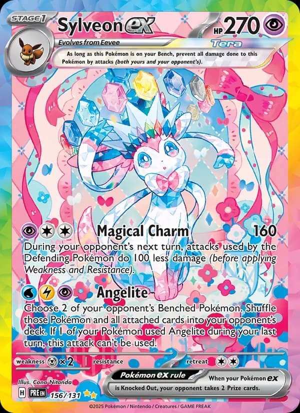 Sylveon ex – Prismatic Evolutions 156